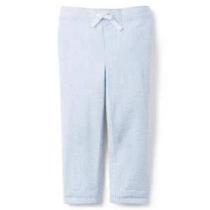 Janie and Jack Sky Blue Stripe Seersucker Jogger Pant Size 2T